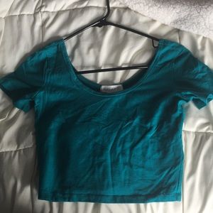 Turquoise Crop Top